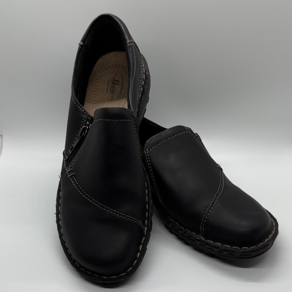 G.H. Bass & Co. Black Leather Women's Loafers
